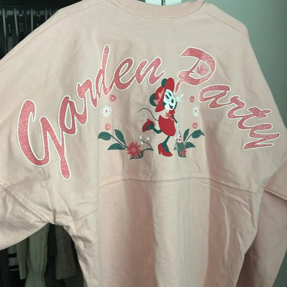 Disney Parks Spirit Jersey Epcot 2019 Pink Flower & Garden Festival, NWOT - Picture 8 of 11